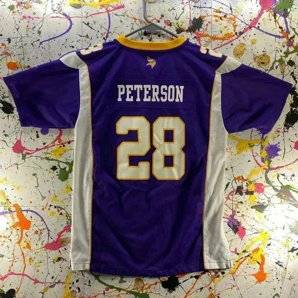NIKE NFL Minnesota Vikings Adrian Peterson #28 Jersey - Picture 4 of 4